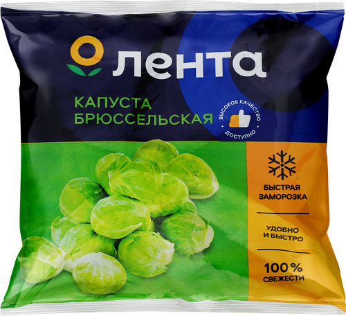 

Капуста брюссельская замороженная Лента 400 г