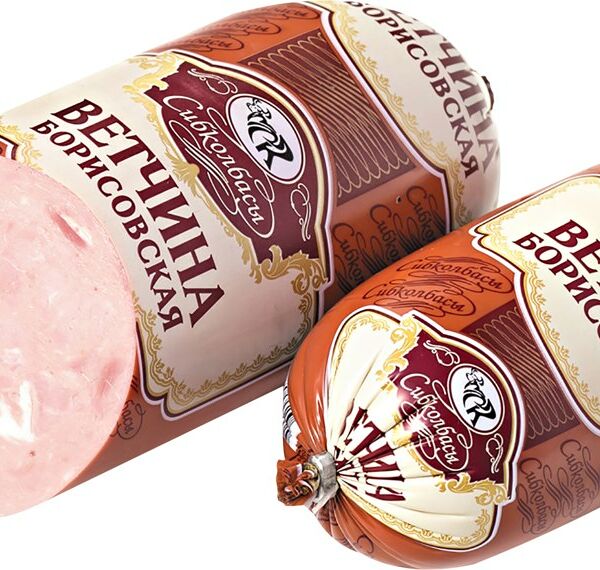 Ветчина Сибколбасы Борисовская вареная