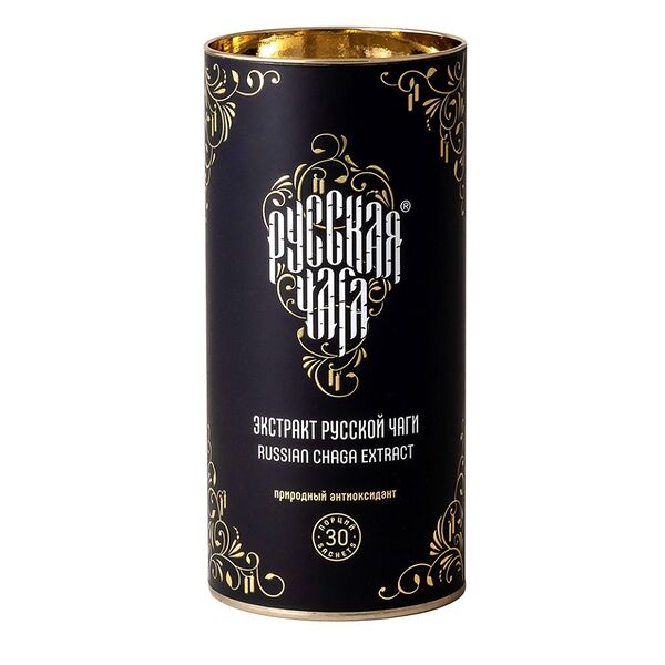 Чайный напиток Русская Чага Экстракт Русской Чаги, тубус