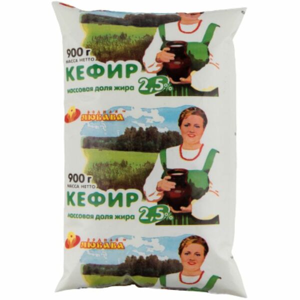 Кефир РОДНАЯ ЛЮБАВА 2,5%, без змж