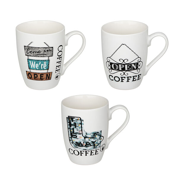 Кружка 350мл, фарфор, 