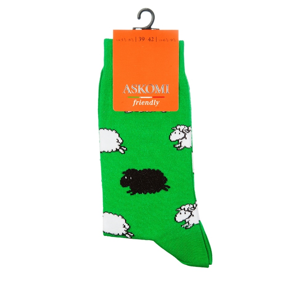 

Носки унисекс Friendly цвет зелёный, Askomi, размер 39-42