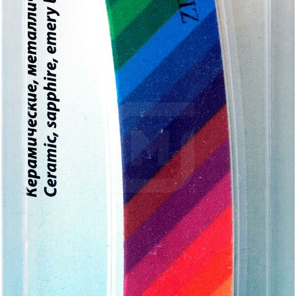 Пилка для ногтей Зингер наждак, бумеранг, 12 г