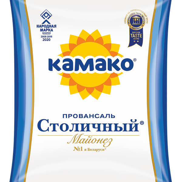 Майонез ПРОВАНСАЛЬ СТОЛИЧНЫЙ жир. 50% пакет 600г КАМАКО
