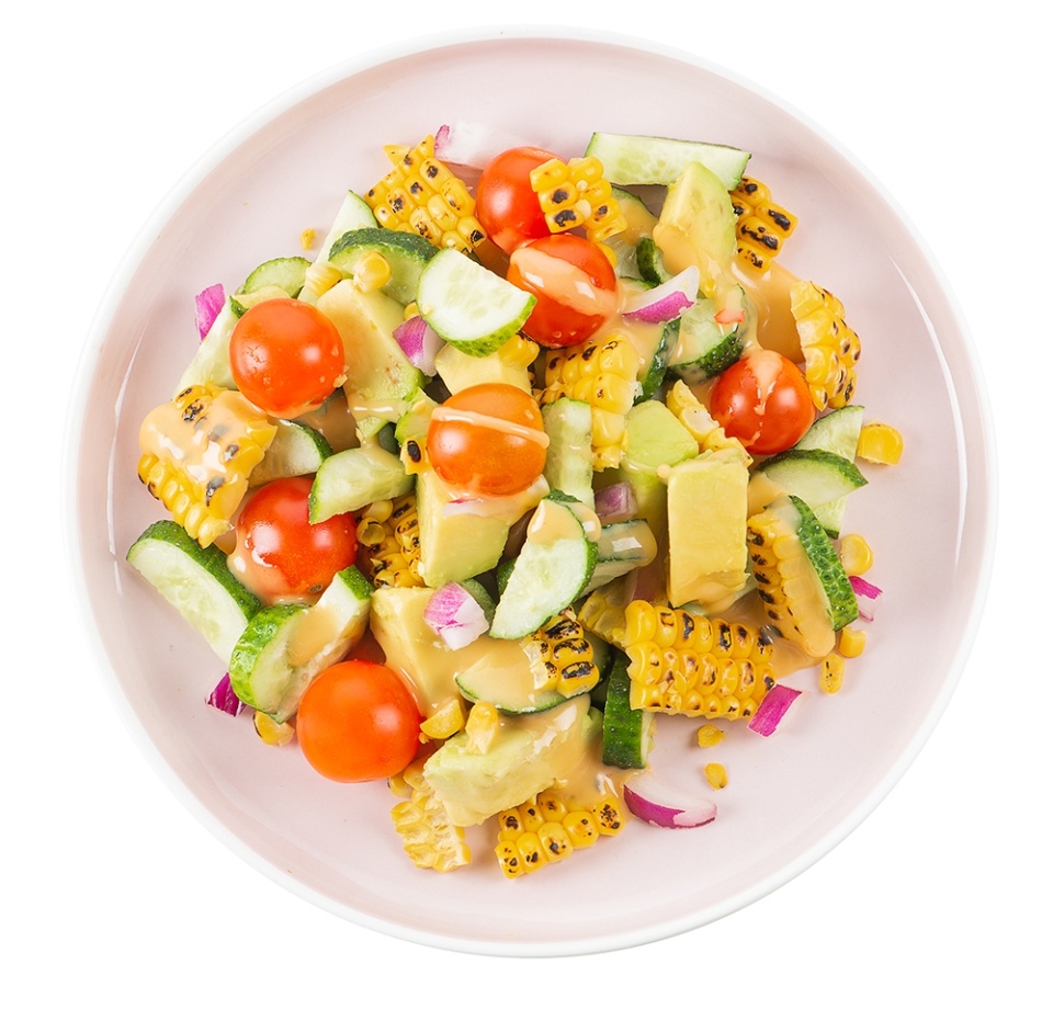 

Салат Азбука Вкуса с кукурузой гриль и авокадо вес