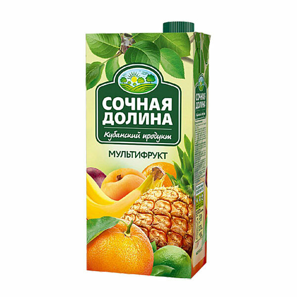 Напиток сокосодержащий Сочная долина Мультифрукт 1930 мл