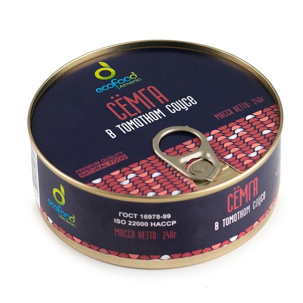 Сёмга EcoFood Armenia в томатном соусе