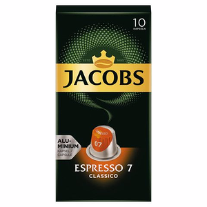 Кофе в капсулах Jacobs Espresso 7 Classico 10 шт 52 г