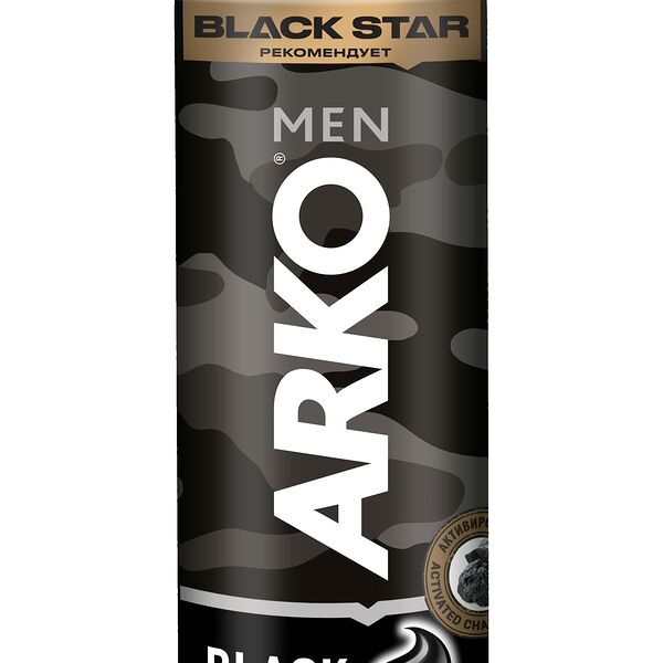 Гель для бритья и умывания Arko Men 2 в 1 Black