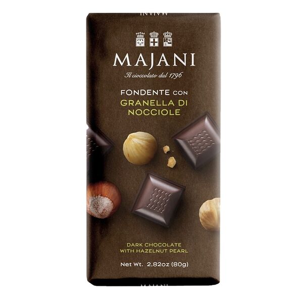 Шоколад темный Majani с фундуком 100г, Италия