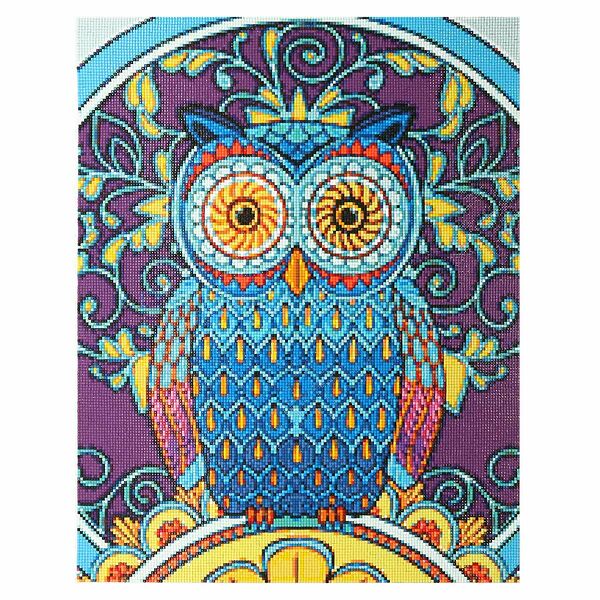 Cr 450045 Алмазная мозаика 'Сова', 40*50см, Cristyle