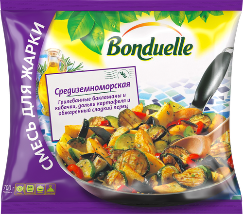 

Смесь овощная для жарки быстрозамороженная Bonduelle Средиземноморская