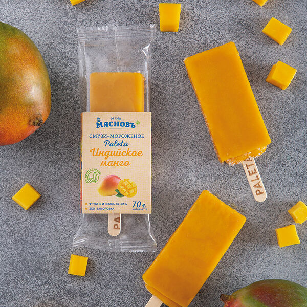 Десерт замороженный из манго Индийское манго МясновЪ Ферма от КуулКлевер