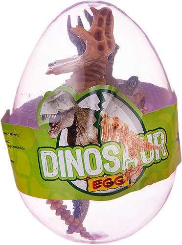 

Игрушка JUNFA Динозавр 7–9см со скелетом в яйце, 1 шт в ассортименте Арт. B174-YC27