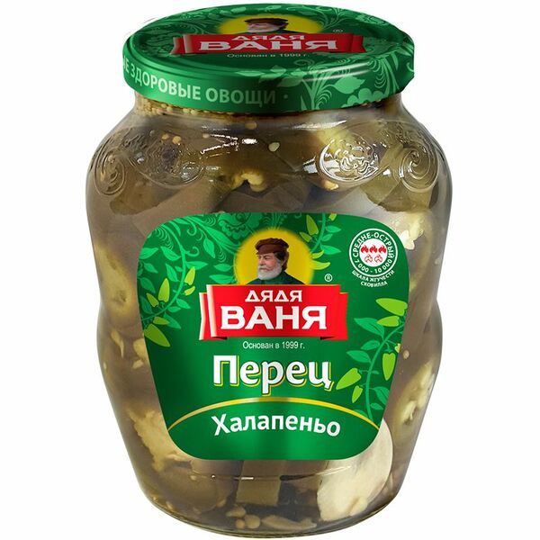 Перец Халапеньо Дядя Ваня 350 г