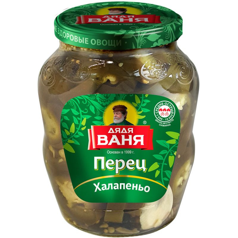 

Перец Халапеньо Дядя Ваня 350 г