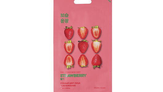 Маска тканевая Holika Holika Pure Essence Sheet Strawberry освежающая 1 шт