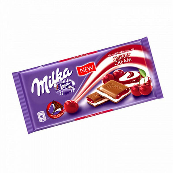 Шоколад Milka Вишневый крем 100г