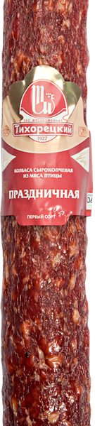 Колбаса МК ТИХОРЕЦКИЙ Праздничная с/к в/с вес 