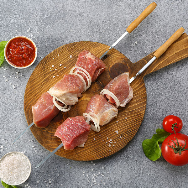 МясновЪ Шашлык из свиной лопатки с луком