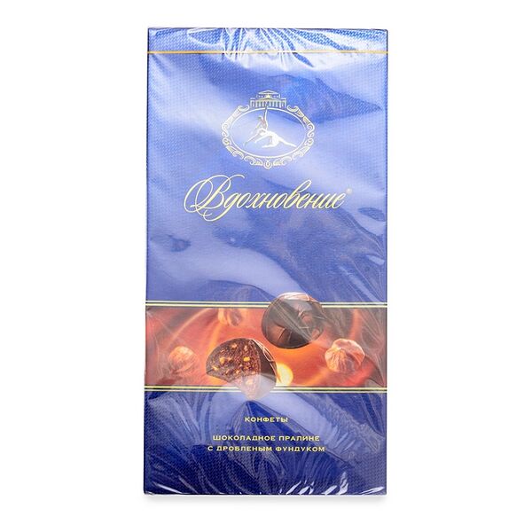 Набор конфет Вдохновение Шоколадное пралине с дроблёным фундуком 400 г