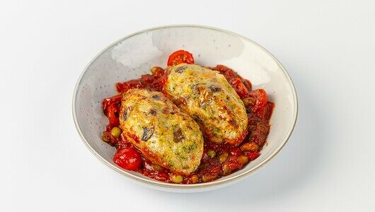 Голубцы вегетарианские в томатно-пряном соусе