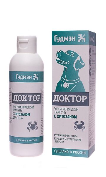 Доктор Шампунь с хитозаном для собак 200 мл