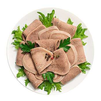 Язык говяжий отварной