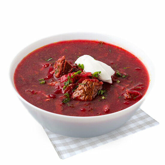 Борщ с говядиной Свиристилева