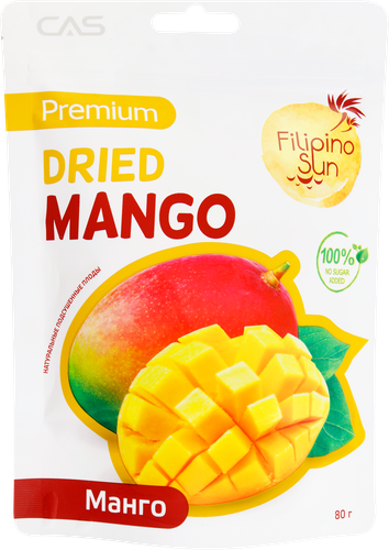 

Манго Filipino Sun сушеное 80 г