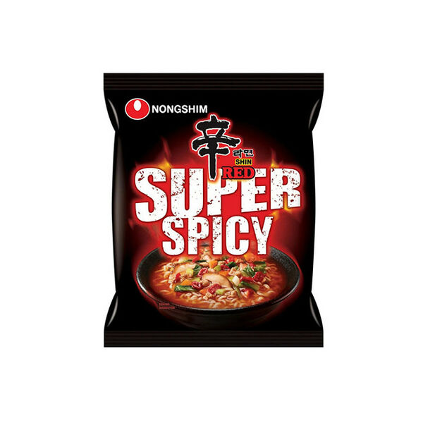Лапша б/п Шин Рэд супер острая Нонгшим, 120 г