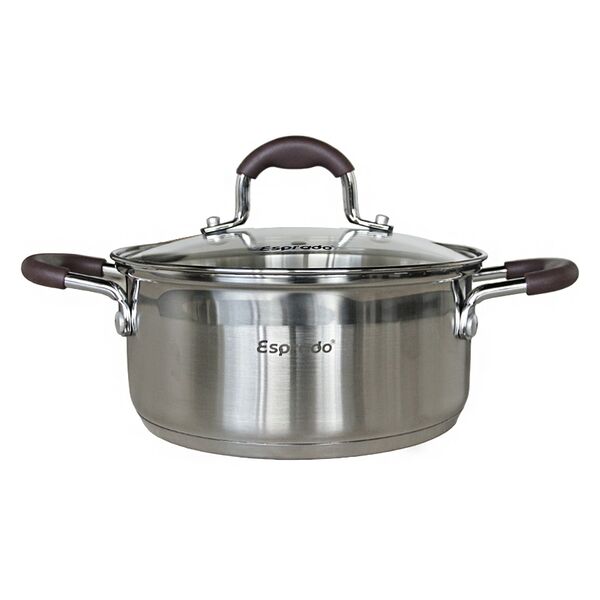 Кастрюля Esprado Toffee, 2.1 л, нержавеющая сталь, индукция