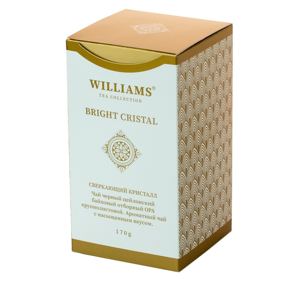

Чай черный Williams Bright Crystal байховый цейлонский отборный, листовой