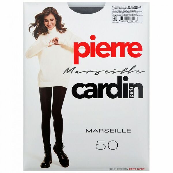 Колготки женские Pierre Cardin Marseillе Fumo 50 den, размер 4