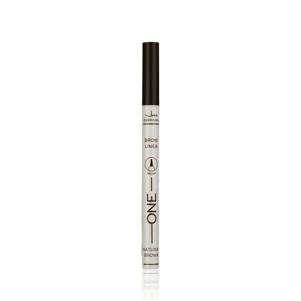 Фломастер для бровей Jeanmishel Brow Liner Triple Brush One, 02
