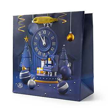 Пакет подарочный «Азбука вкуса» «Волшебное время» 30х30х14 см, Россия