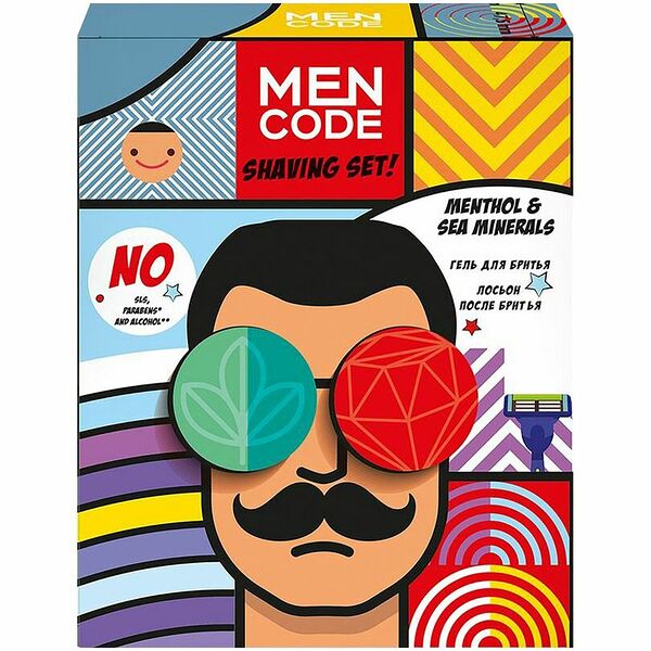 Набор Men code Shaving set гель для бритья 150мл + лосьон после бритья 150мл