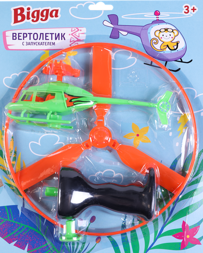 

Игрушка Bigga Вертолетик 6 предметов цвет в ассортименте