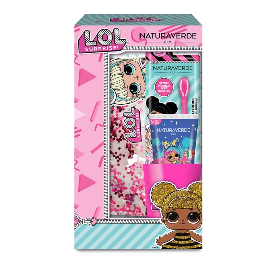 

Набор подарочный L.O.L. Surprise для ухода за полостью рта, Naturaverde Kids, Италия