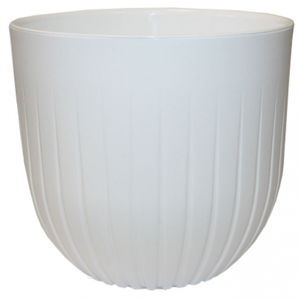 Горшок Альфа белый Ø17х16 см