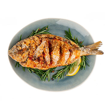 Дорадо гриль по-азиатски порция, вес