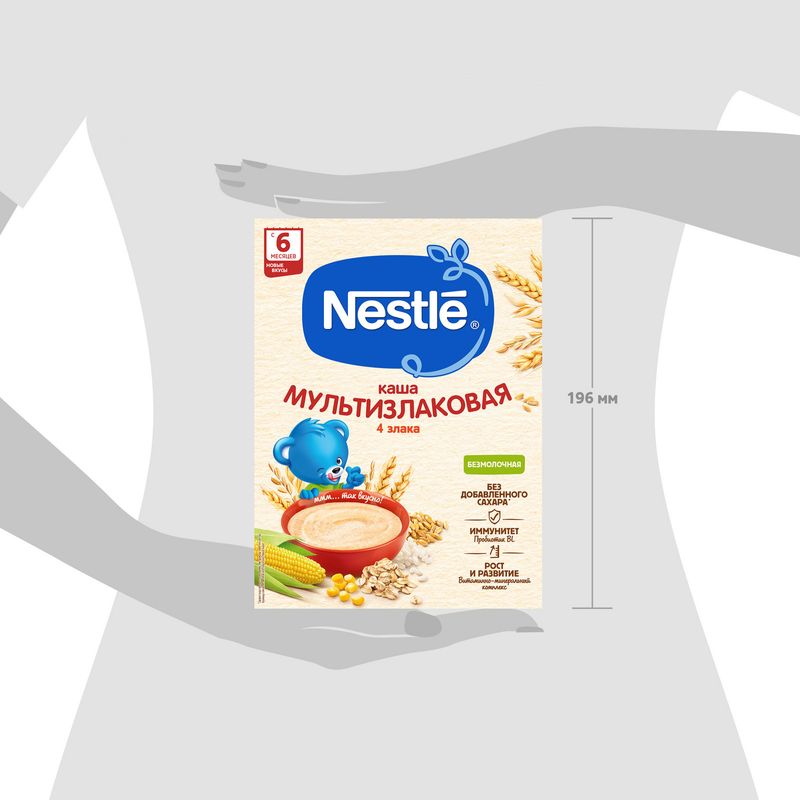 

Каша Nestle мультизлаковая безмолочная с 6 месяцев 200 г
