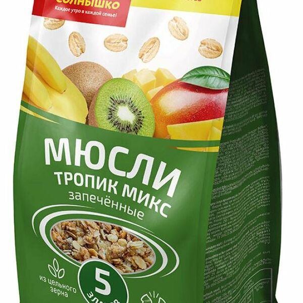 Мюсли Ясно Солнышко запеченные Тропик микс 250 г