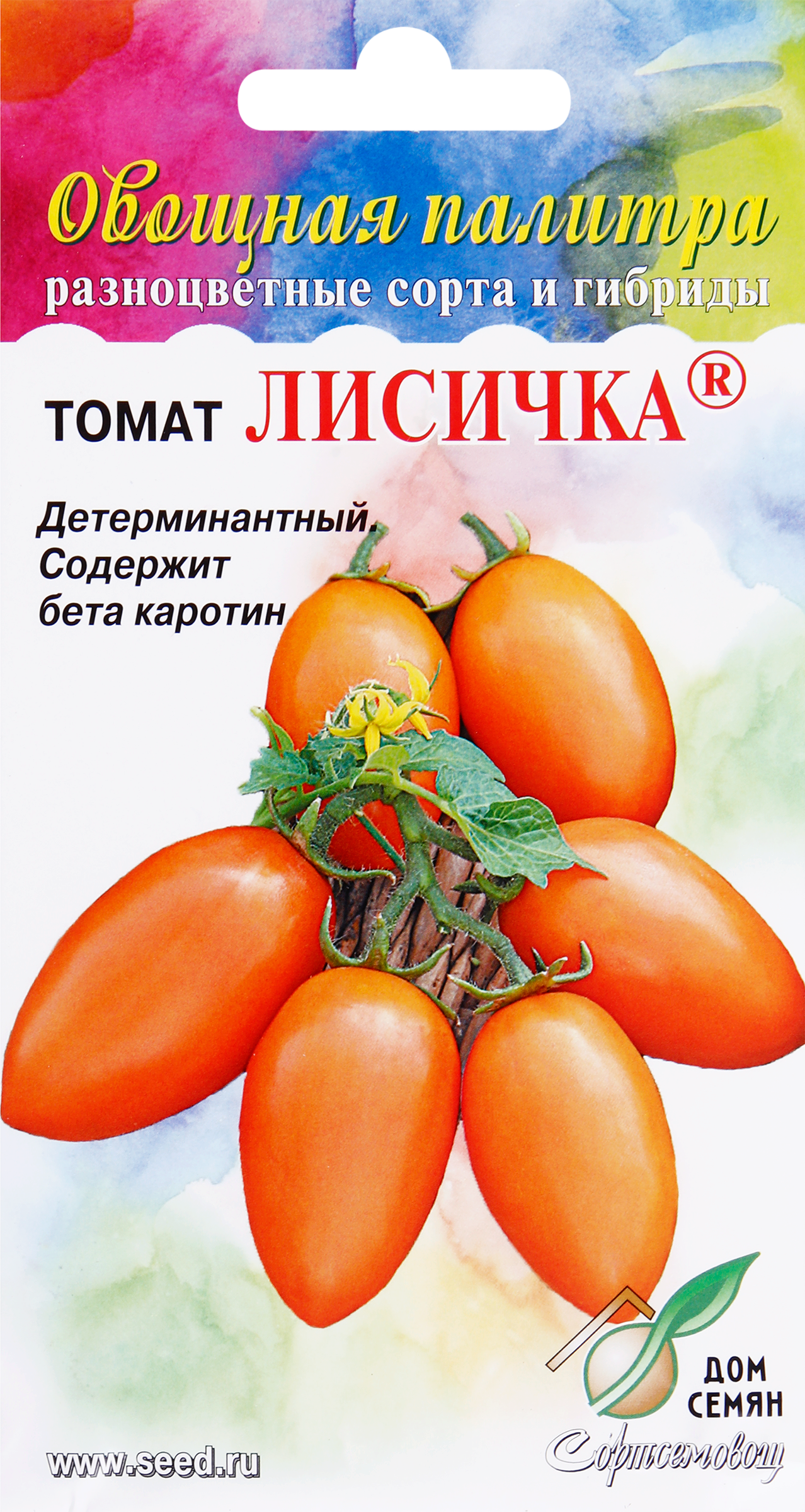 

Семена ДОМ СЕМЯН Томат Лисичка, 0,15г