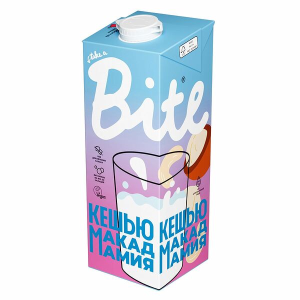 Напиток растительный Take a Bite Кешью-макадамия