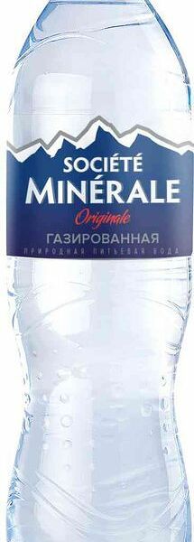 Вода Societe Minerale минеральная газированная 500мл
