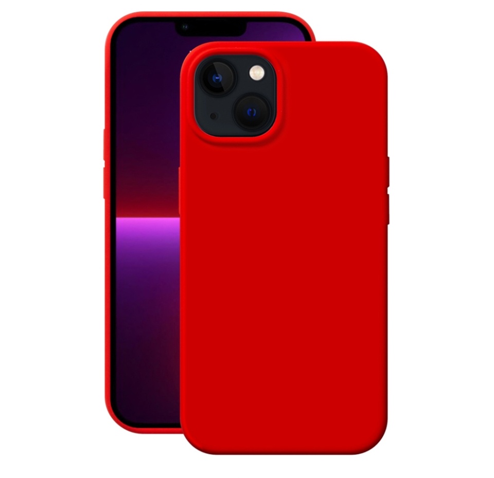 

Чехол Deppa Liquid Silicone Case Pro для Apple iPhone 13, красный, Китай