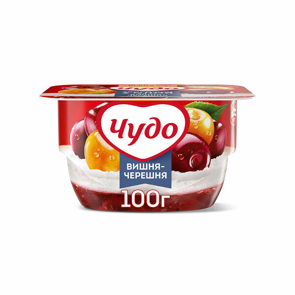 Творог взбитый Чудо Вишня-Черешня 4%