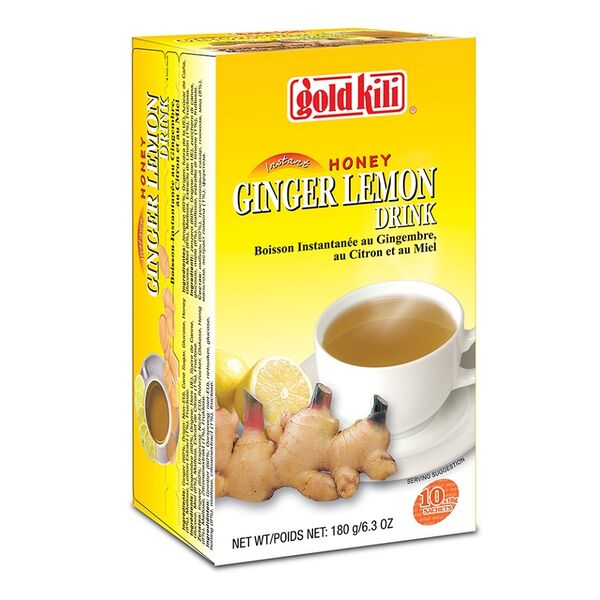 Напиток имбирный Gold Kili с мёдом и лимоном быстрорастворимый, 10×18 г
