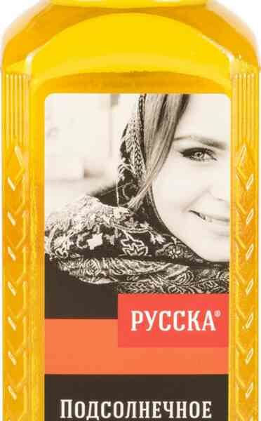 Масло подсолнечное Русска нерафинированное из обжаренных семян подсолнуха
